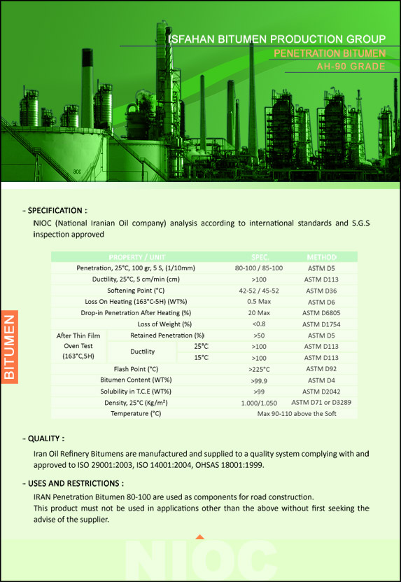 Penetration Bitumen AH-90